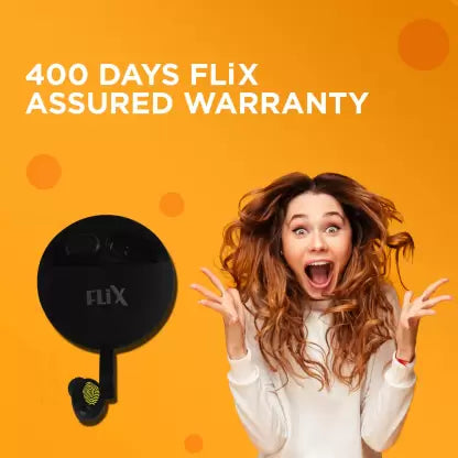 flix by Beetel Breeze 110 Bluetooth Headset (Black, True Wireless) flix by Beetel Breeze 110 Bluetooth Headset (Black, True Wireless)